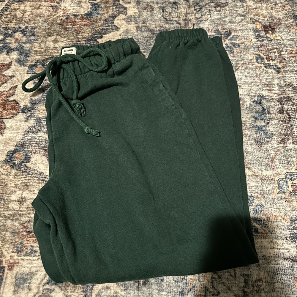 cotton on green sweatpants, XXS